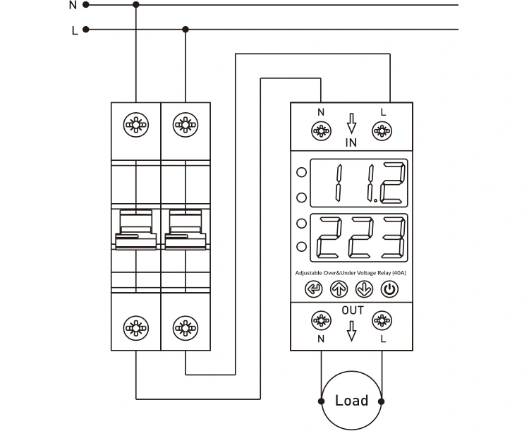 Dual Display Voltage Protector